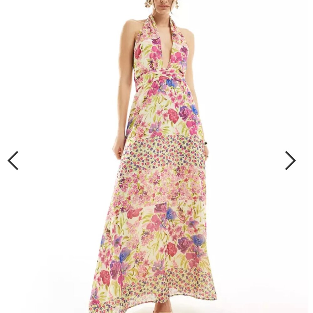 Vero Moda Halterneck Maxi Dress